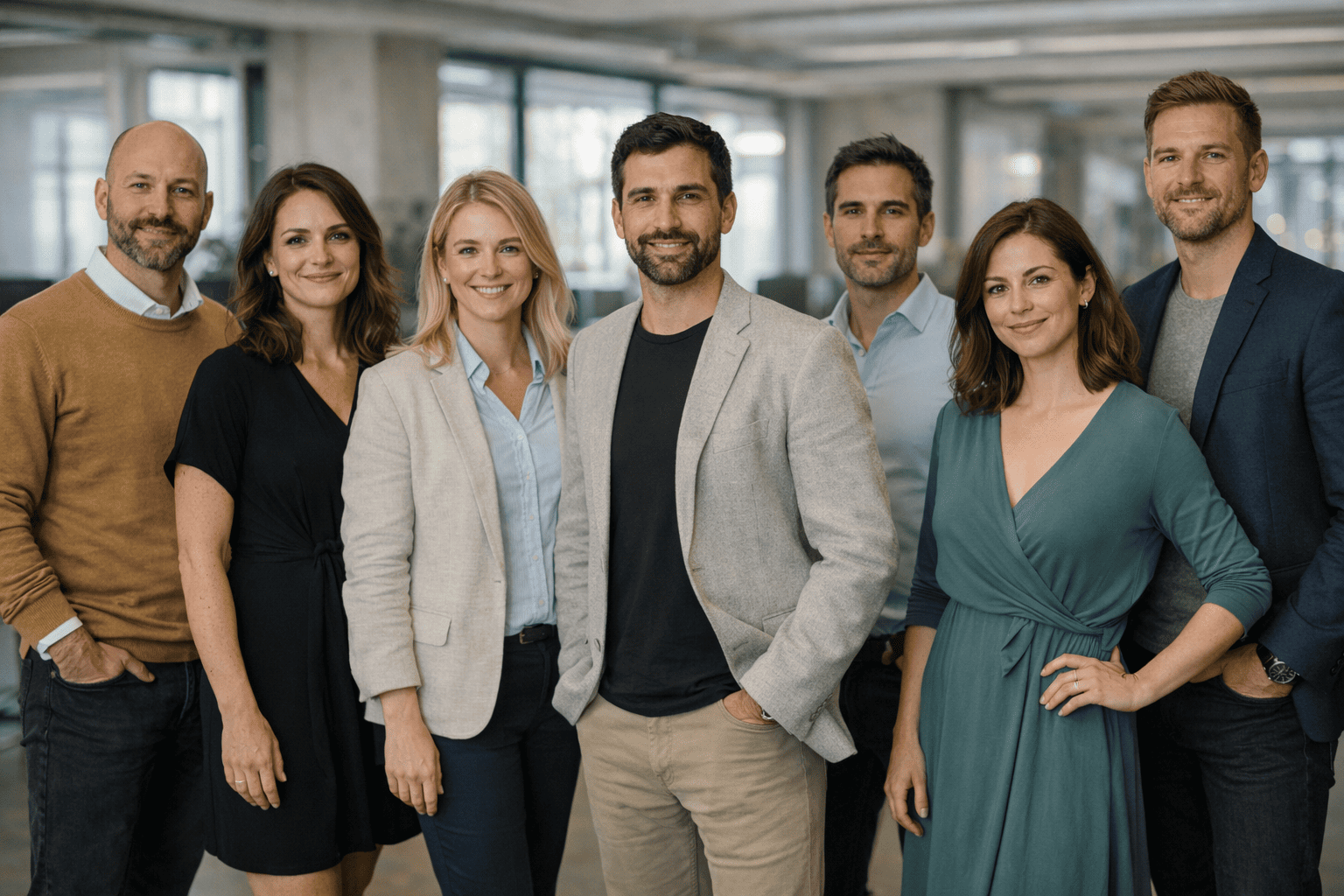 Team working on AI trading platform — Horizon Tradcrest